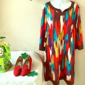 Avon Multicolor Dress Knee Length